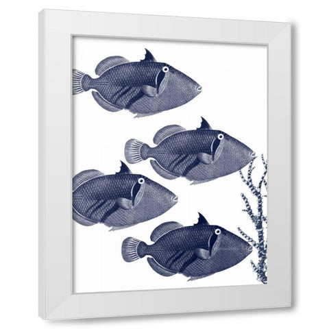 Coastal Orchestra White Modern Wood Framed Art Print by Lewis, Sheldon