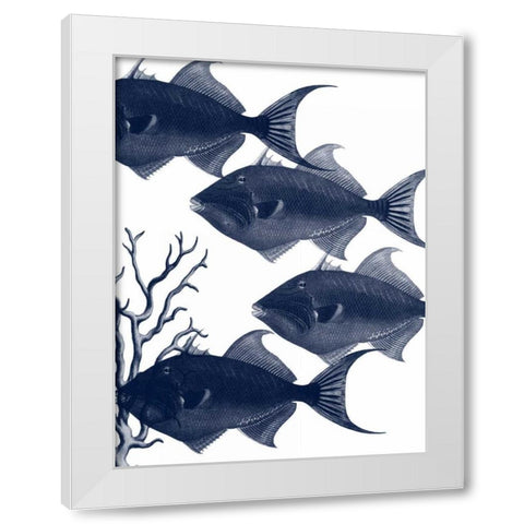 Coastal Orchestra White Modern Wood Framed Art Print by Lewis, Sheldon
