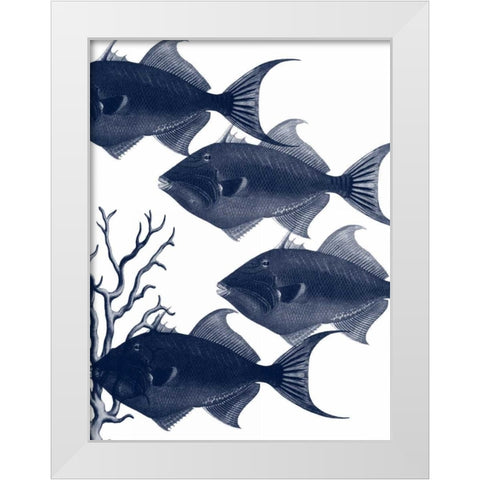 Coastal Orchestra White Modern Wood Framed Art Print by Lewis, Sheldon