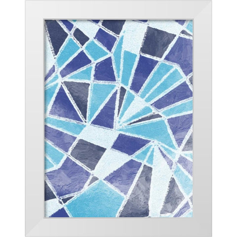 Pure Contemporary 1 White Modern Wood Framed Art Print by Lewis, Sheldon