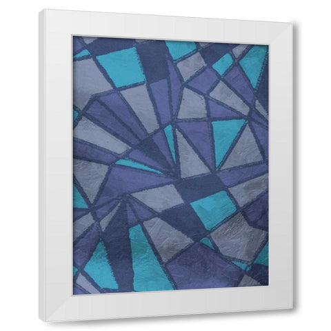 Pure Contemporary White Modern Wood Framed Art Print by Lewis, Sheldon