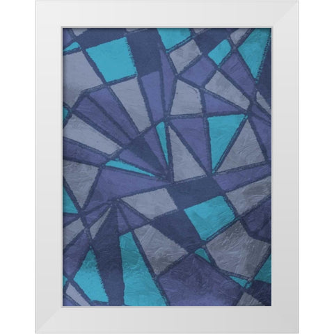 Pure Contemporary White Modern Wood Framed Art Print by Lewis, Sheldon