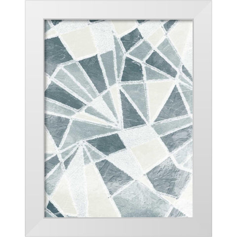 Pure Contemporary White Modern Wood Framed Art Print by Lewis, Sheldon