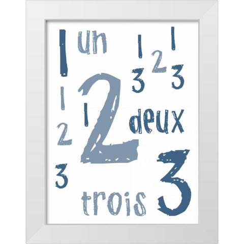 French Count White Modern Wood Framed Art Print by Lewis, Sheldon