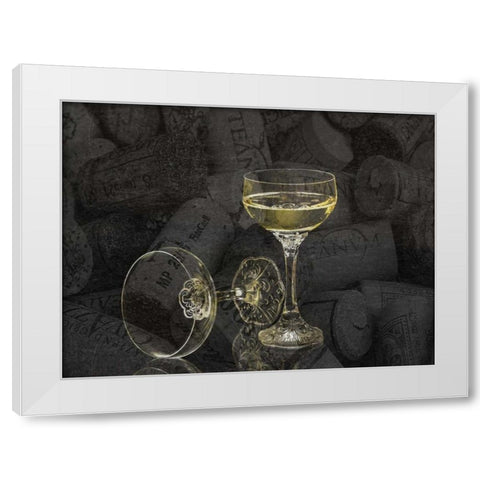 Elegant Transparent 3 White Modern Wood Framed Art Print by Lewis, Sheldon