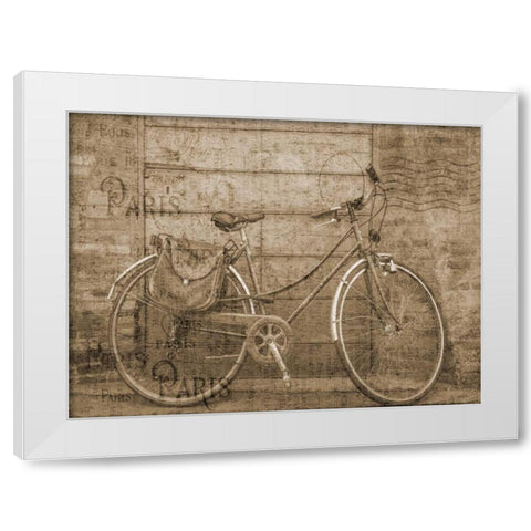 Ride Home White Modern Wood Framed Art Print by Lewis, Sheldon