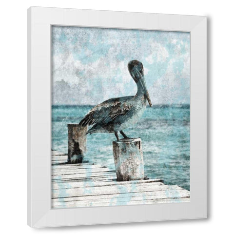 Coastal Pride White Modern Wood Framed Art Print by Lewis, Sheldon