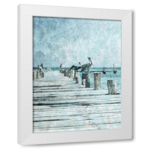 Coastal Pride 2 White Modern Wood Framed Art Print by Lewis, Sheldon
