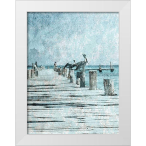 Coastal Pride 2 White Modern Wood Framed Art Print by Lewis, Sheldon