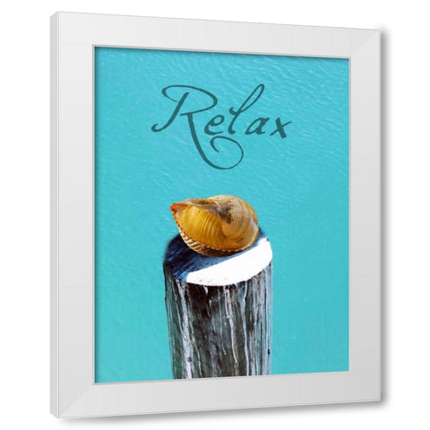 Ocean Sound White Modern Wood Framed Art Print by Lewis, Sheldon