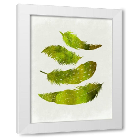 Marqius Village White Modern Wood Framed Art Print by Lewis, Sheldon