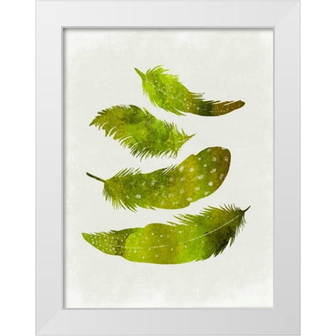 Marqius Village White Modern Wood Framed Art Print by Lewis, Sheldon