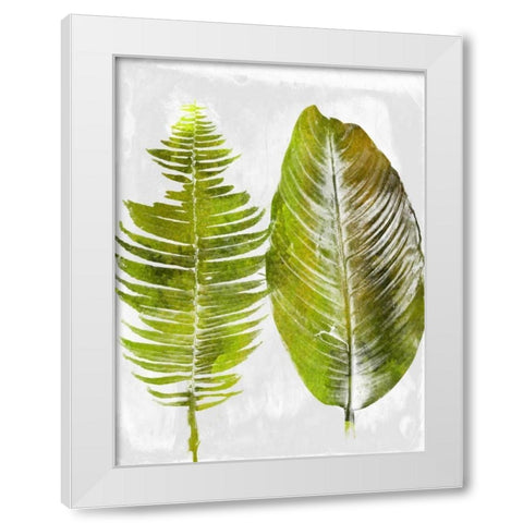 Tropic Spring 1 White Modern Wood Framed Art Print by Lewis, Sheldon