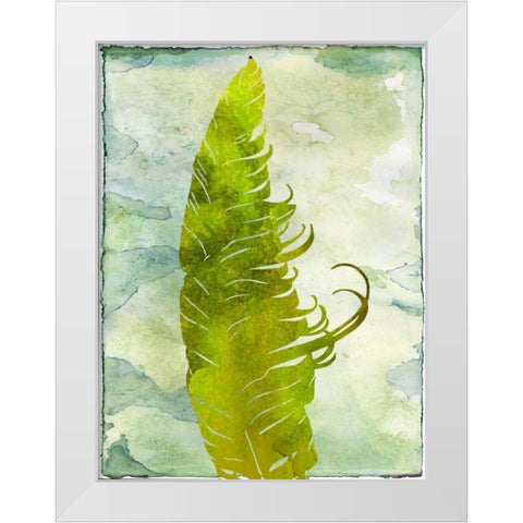 Contemporary Flock White Modern Wood Framed Art Print by Lewis, Sheldon