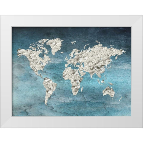 Hello World White Modern Wood Framed Art Print by Lewis, Sheldon
