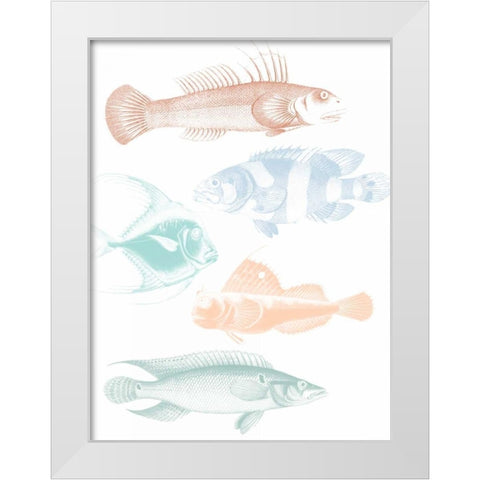 Deep Sea Adventure White Modern Wood Framed Art Print by Lewis, Sheldon