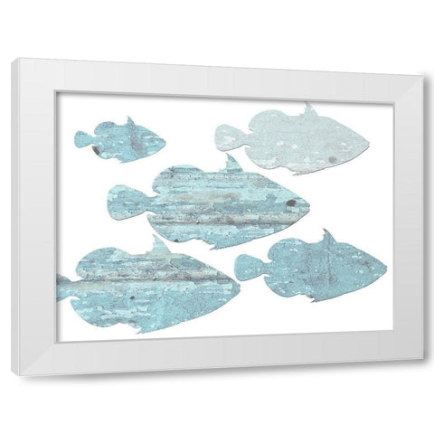 Old Shoal White Modern Wood Framed Art Print by Lewis, Sheldon