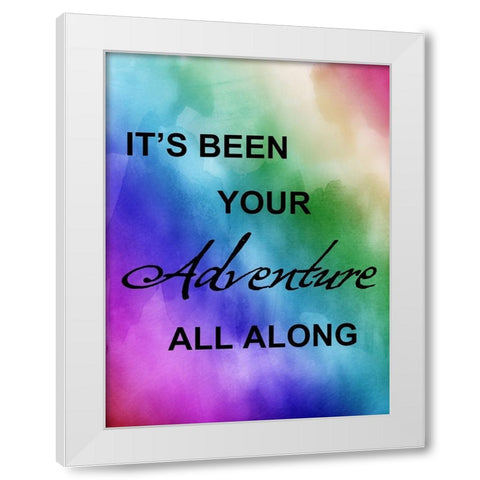 Bright Adventure White Modern Wood Framed Art Print by Lewis, Sheldon