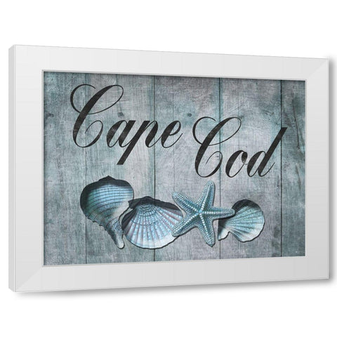 At The Cape White Modern Wood Framed Art Print by Lewis, Sheldon
