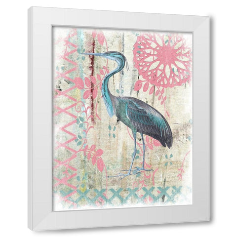 Silent Moment White Modern Wood Framed Art Print by Lewis, Sheldon