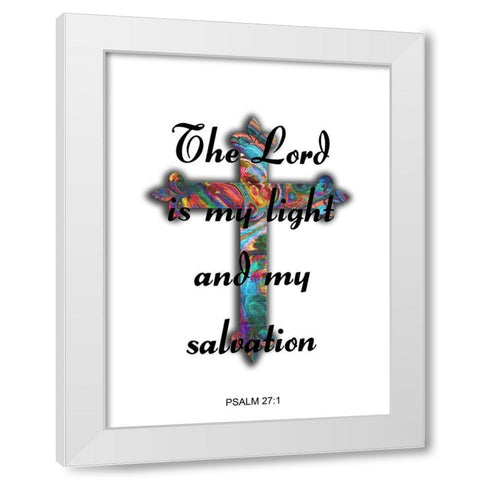 My Salvation White Modern Wood Framed Art Print by Lewis, Sheldon
