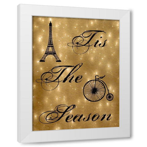 The Season White Modern Wood Framed Art Print by Lewis, Sheldon