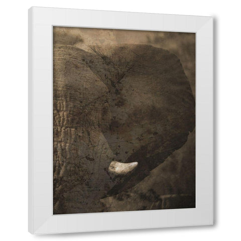 Heard The Heard 2 White Modern Wood Framed Art Print by Lewis, Sheldon