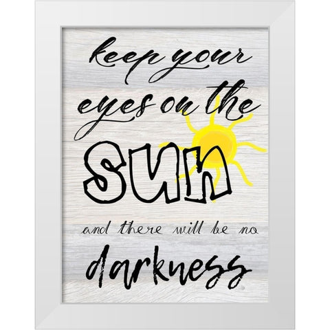 No Shadow White Modern Wood Framed Art Print by Lewis, Sheldon