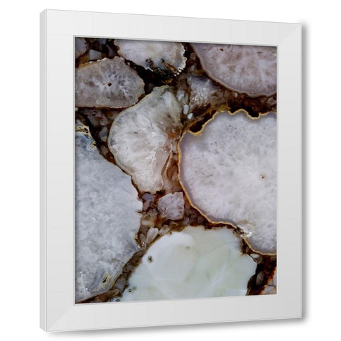 Infinity Stones 2 White Modern Wood Framed Art Print by Lewis, Sheldon