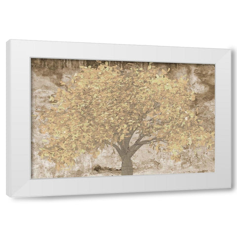 Natures Cluster White Modern Wood Framed Art Print by Lewis, Sheldon