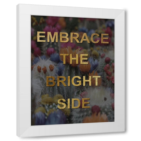 Bright Side White Modern Wood Framed Art Print by Lewis, Sheldon