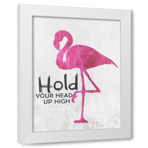 Head Up High 2 White Modern Wood Framed Art Print by Lewis, Sheldon