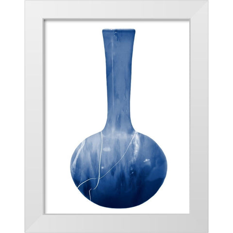 Modern Vase White Modern Wood Framed Art Print by Lewis, Sheldon