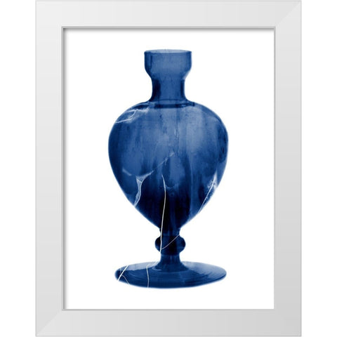 Modern Vase 2 White Modern Wood Framed Art Print by Lewis, Sheldon