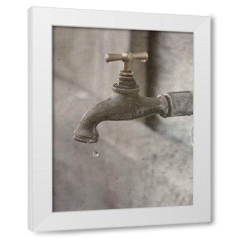 Tap In White Modern Wood Framed Art Print by Lewis, Sheldon
