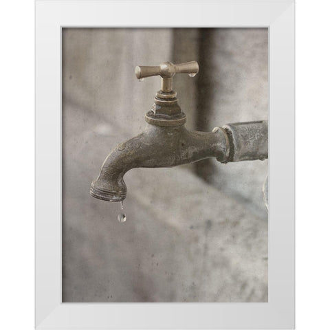 Tap In White Modern Wood Framed Art Print by Lewis, Sheldon