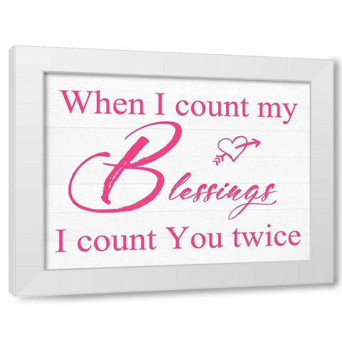 You Are Twice White Modern Wood Framed Art Print by Lewis, Sheldon