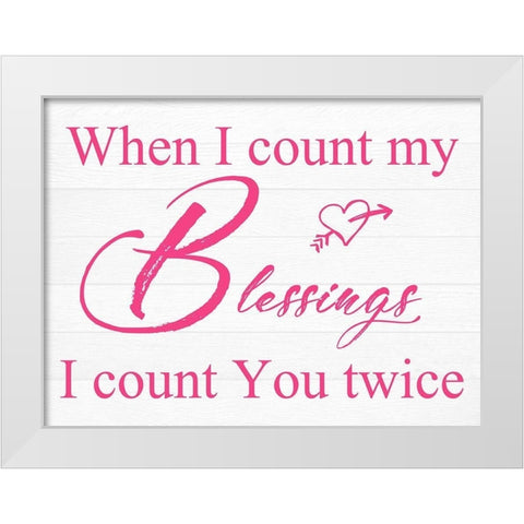 You Are Twice White Modern Wood Framed Art Print by Lewis, Sheldon