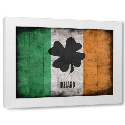 Ireland White Modern Wood Framed Art Print by Lewis, Sheldon