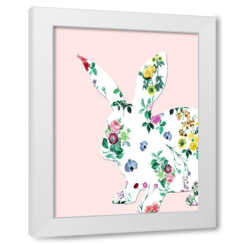 Hopper 2 White Modern Wood Framed Art Print by Lewis, Sheldon