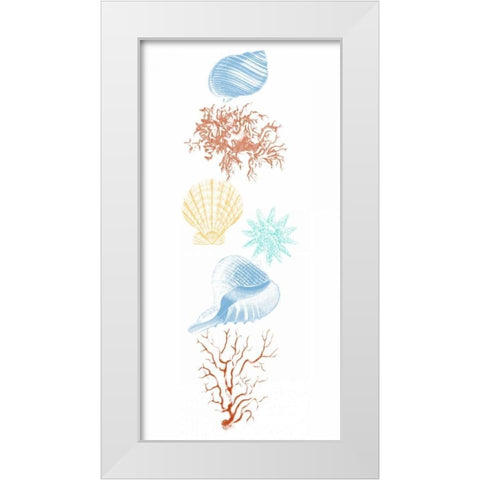 Deep Sea Dive White Modern Wood Framed Art Print by Lewis, Sheldon