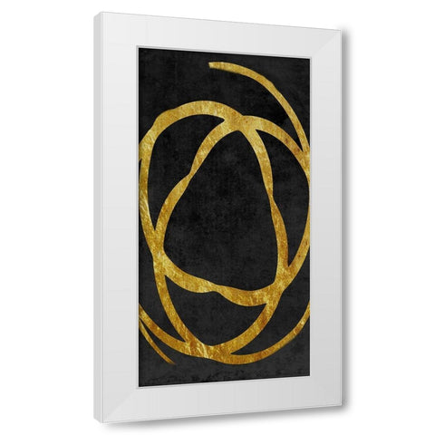 Old Gold 2 White Modern Wood Framed Art Print by Lewis, Sheldon
