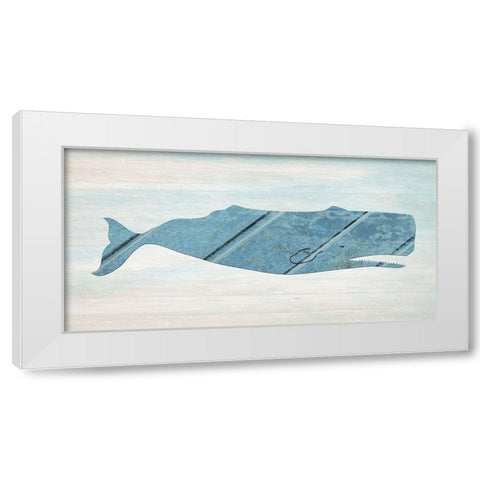 Migration White Modern Wood Framed Art Print by Lewis, Sheldon