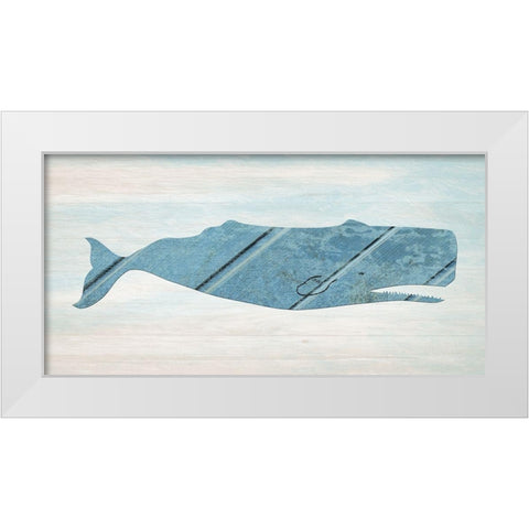 Migration White Modern Wood Framed Art Print by Lewis, Sheldon