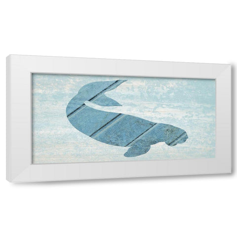 Migration 2 White Modern Wood Framed Art Print by Lewis, Sheldon