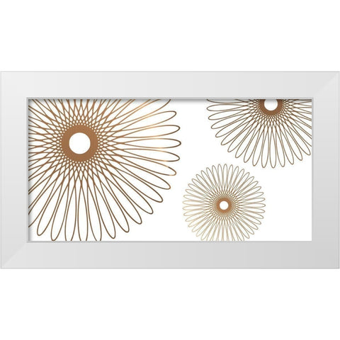 Samba 1 White Modern Wood Framed Art Print by Lewis, Sheldon