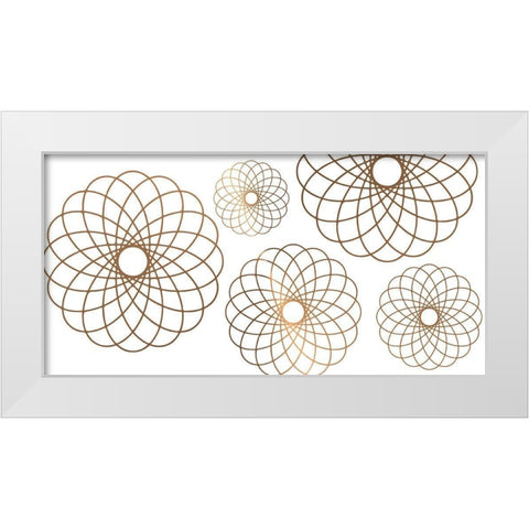 Samba 4 White Modern Wood Framed Art Print by Lewis, Sheldon