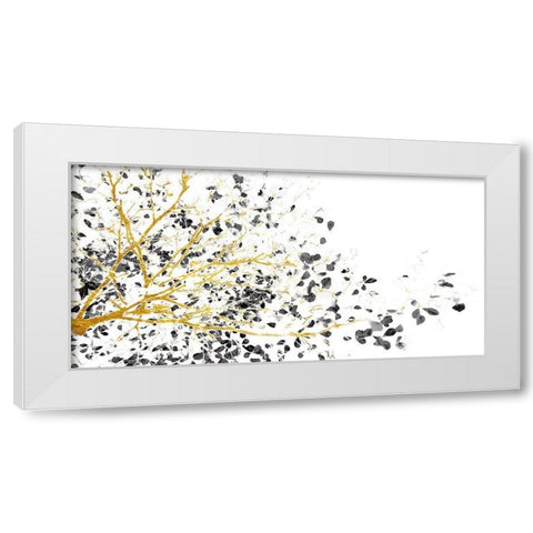 Balance Harmony White Modern Wood Framed Art Print by Lewis, Sheldon