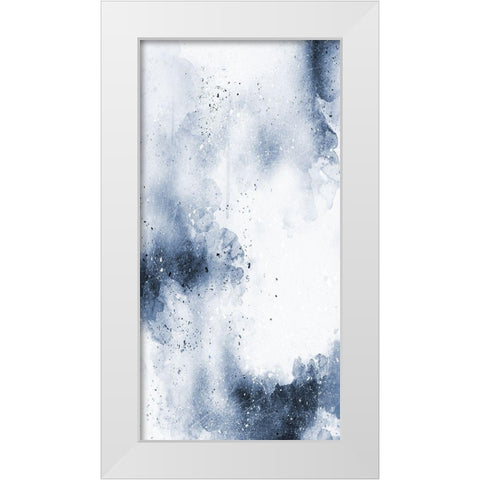 Midnight Blues 1 White Modern Wood Framed Art Print by Lewis, Sheldon