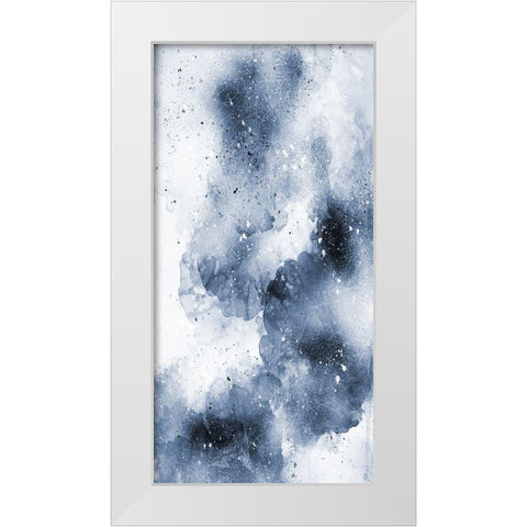 Midnight Blues 2 White Modern Wood Framed Art Print by Lewis, Sheldon